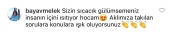 Aklımıza takılan sorulara ışık oluyorsunuz.