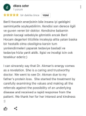 Son derece ilgili ve güven veren bir doktor.